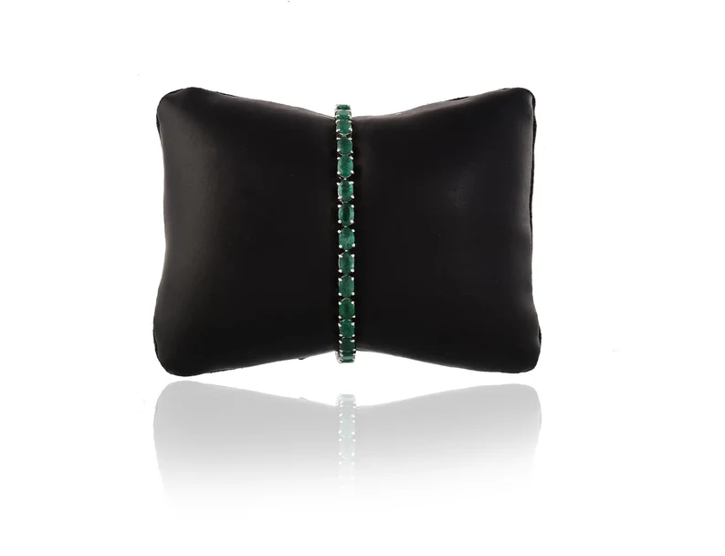 Turkish Silver Emerald Bracelet-hdcinema.vn